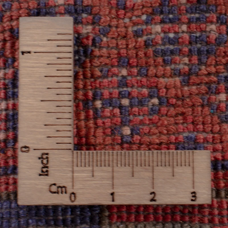 Kelim Afghan Teppich 142x184cm - dunkelrot