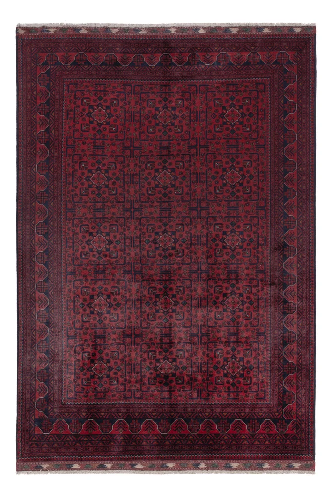 Khal Mohammadi Teppich 198x288cm - Orientteppich - dunkelrot