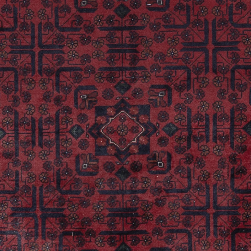 Khal Mohammadi Teppich 198x288cm - Orientteppich - dunkelrot