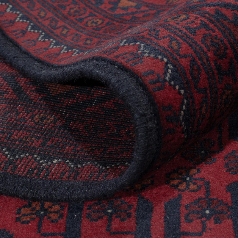 Khal Mohammadi Teppich 198x288cm - Orientteppich - dunkelrot