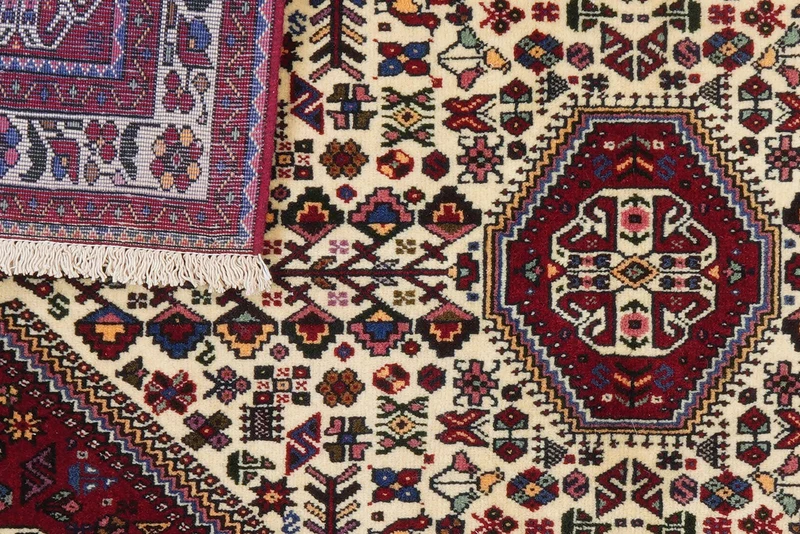 Abadeh · Handgeknüpft – Beige, 151x100 cm