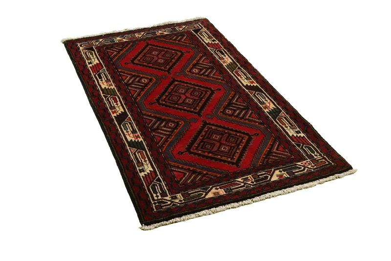 Zagheh · Handgeknüpft – Rot, 135x75 cm