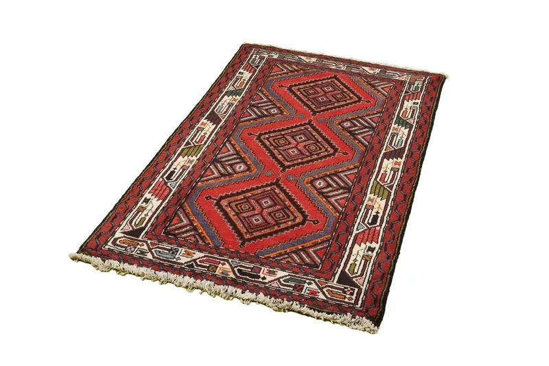 Zagheh · Handgeknüpft – Rot, 135x75 cm