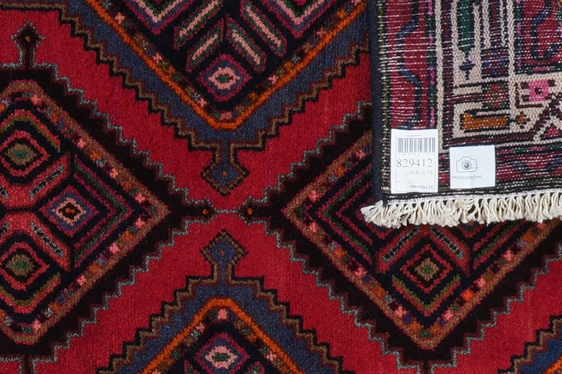 Zagheh · Handgeknüpft – Rot, 135x75 cm