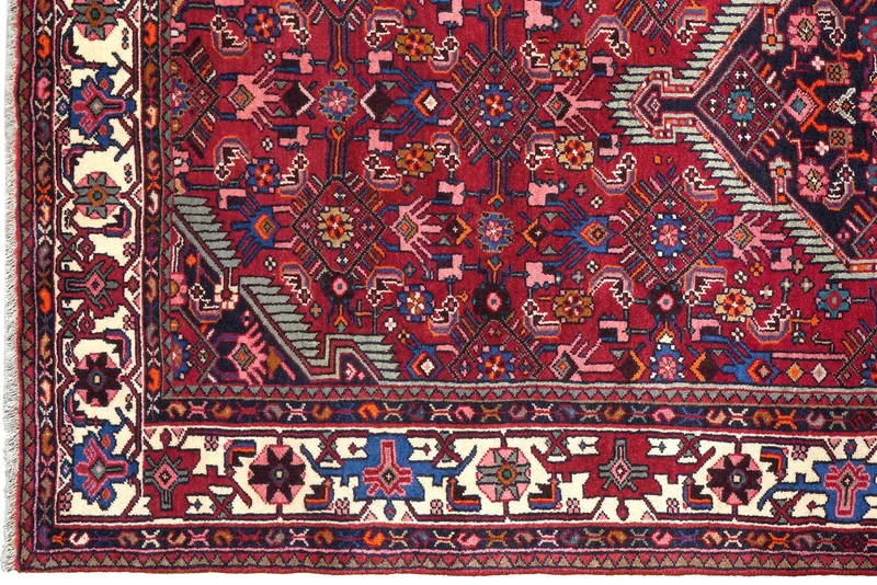 Assadabad · Handgeknüpft – Rot, 245x136 cm