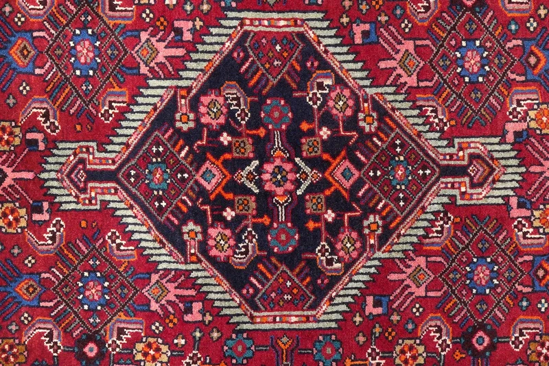 Assadabad · Handgeknüpft – Rot, 245x136 cm