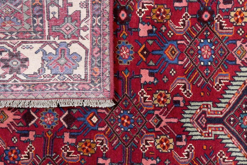 Assadabad · Handgeknüpft – Rot, 245x136 cm