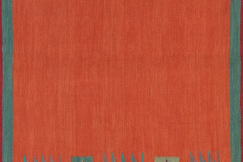 Kelim Gashgai · Handgewebt – Rot, 145x129 cm