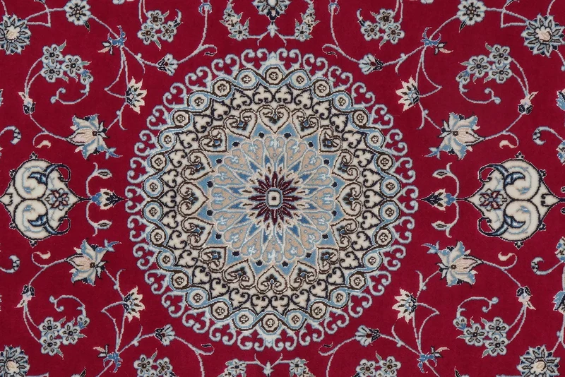 Nain 6La · Handgeknüpft – Rot, 200x127 cm