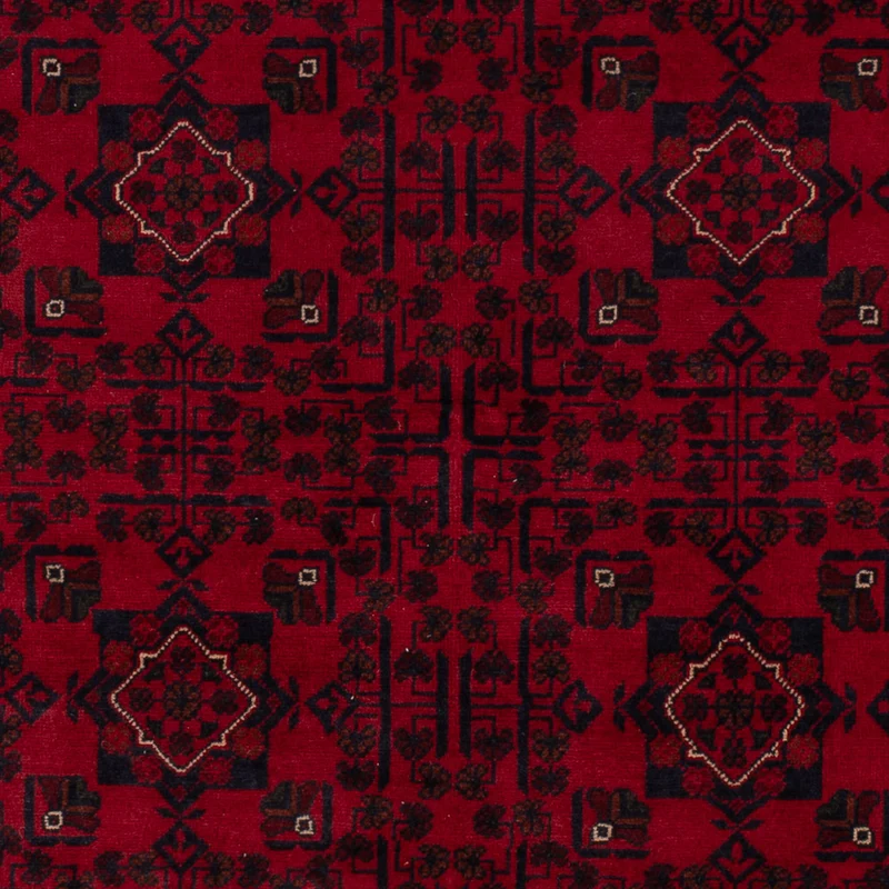 Khal Mohammadi Teppich 161x242cm - Orientteppich - dunkelrot