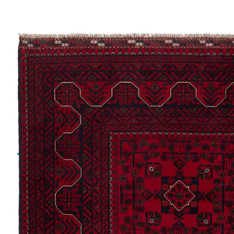 Khal Mohammadi Teppich 161x242cm - Orientteppich - dunkelrot