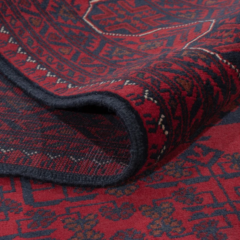 Khal Mohammadi Teppich 161x242cm - Orientteppich - dunkelrot
