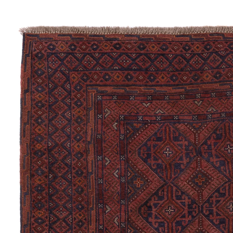 Kelim Afghan Teppich 158x198cm - dunkelbeige