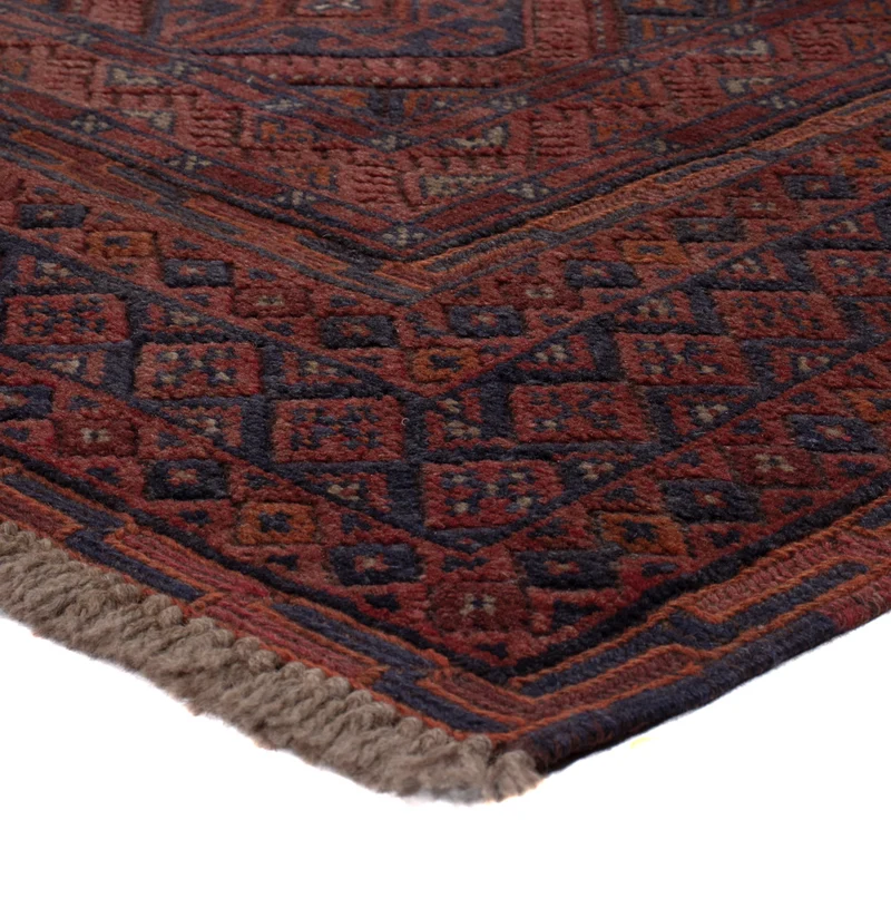 Kelim Afghan Teppich 158x198cm - dunkelbeige