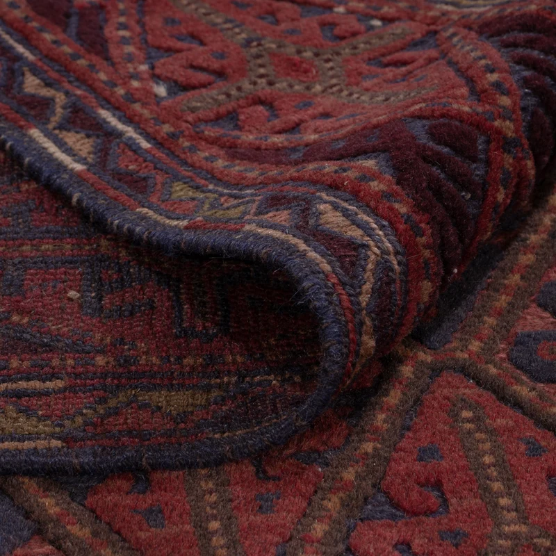 Kelim Afghan Teppich 155x204cm - dunkelbeige