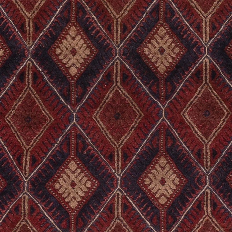 Kelim Afghan Teppich 164x190cm - dunkelbeige