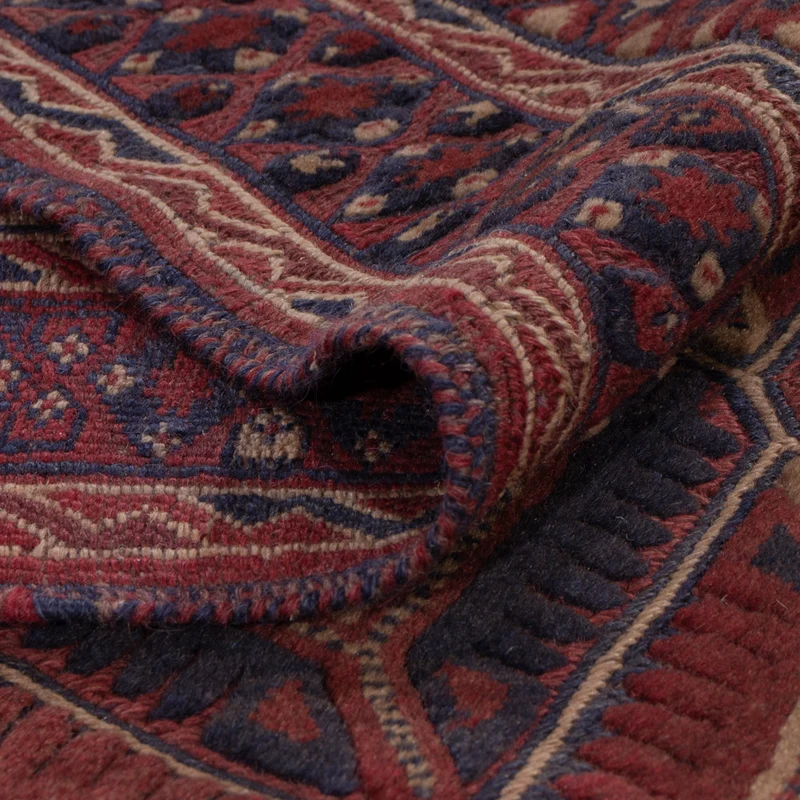 Kelim Afghan Teppich 164x190cm - dunkelbeige