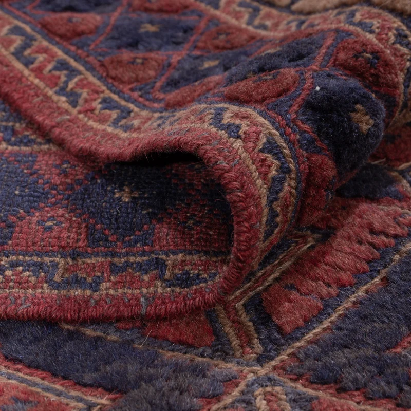 Kelim Afghan Teppich 173x180cm - dunkelbeige