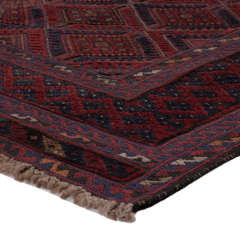 Kelim Afghan Teppich 159x190cm - dunkelbeige