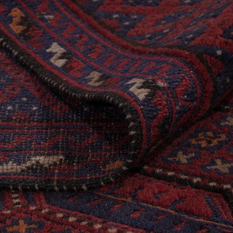 Kelim Afghan Teppich 159x190cm - dunkelbeige