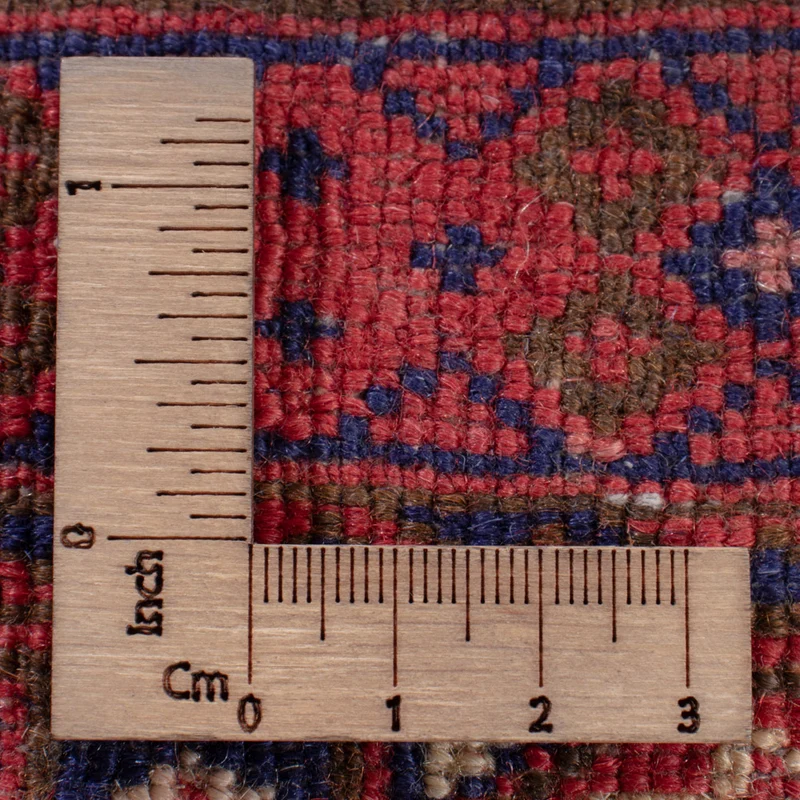 Kelim Afghan Teppich 149x193cm - dunkelrot