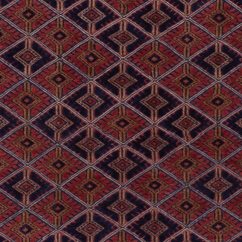 Kelim Afghan Teppich 157x183cm - dunkelrot
