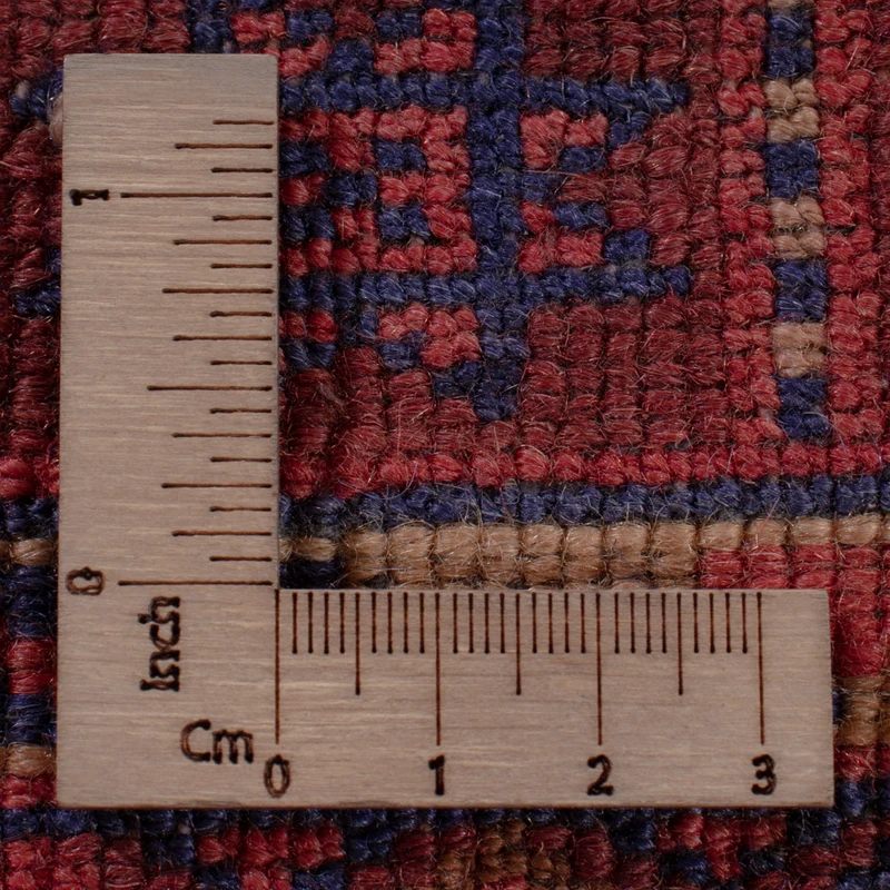 Kelim Afghan Teppich 152x190cm - dunkelrot