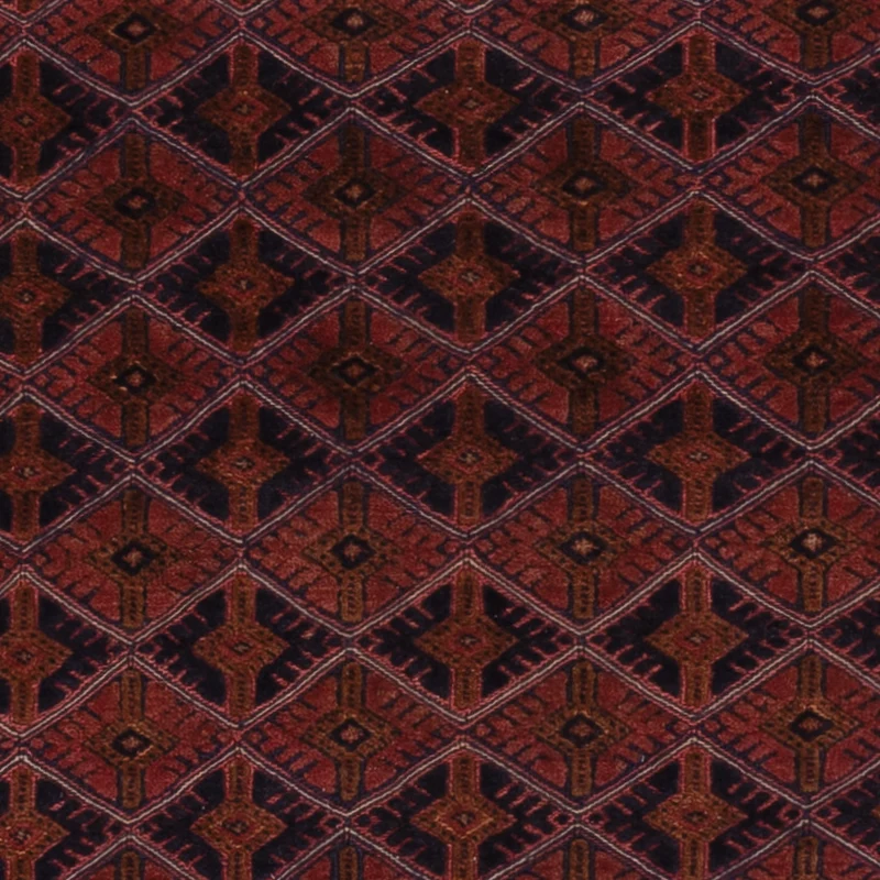 Kelim Afghan Teppich 145x195cm - dunkelrot