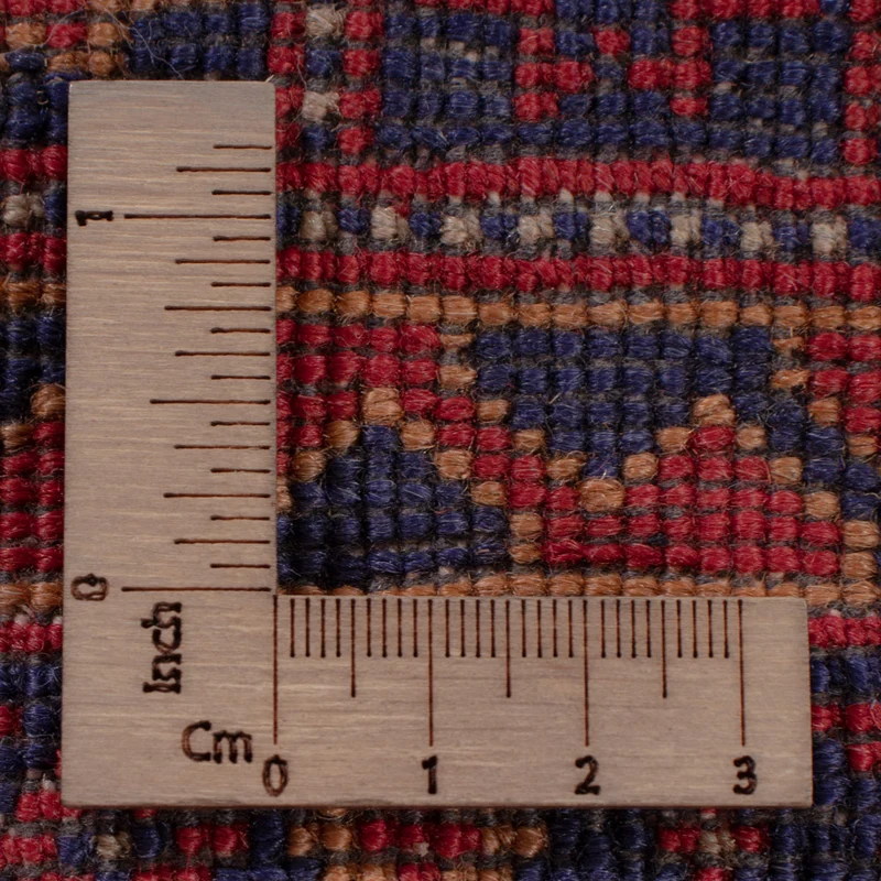 Kelim Afghan Teppich 148x190cm - dunkelrot