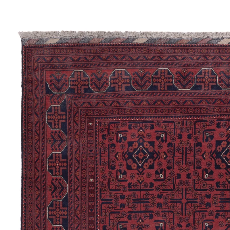 Khal Mohammadi Teppich 195x289cm - Orientteppich - dunkelrot