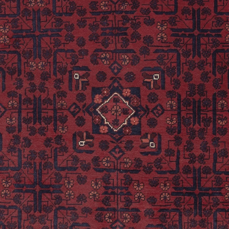 Khal Mohammadi Teppich 195x290cm - Orientteppich - dunkelrot