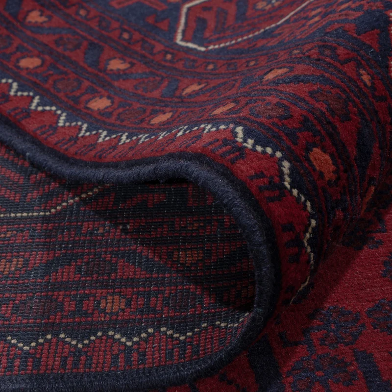 Khal Mohammadi Teppich 195x290cm - Orientteppich - dunkelrot