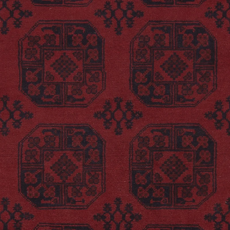 Akhche Teppich 252x302cm - Perserteppich - dunkelrot