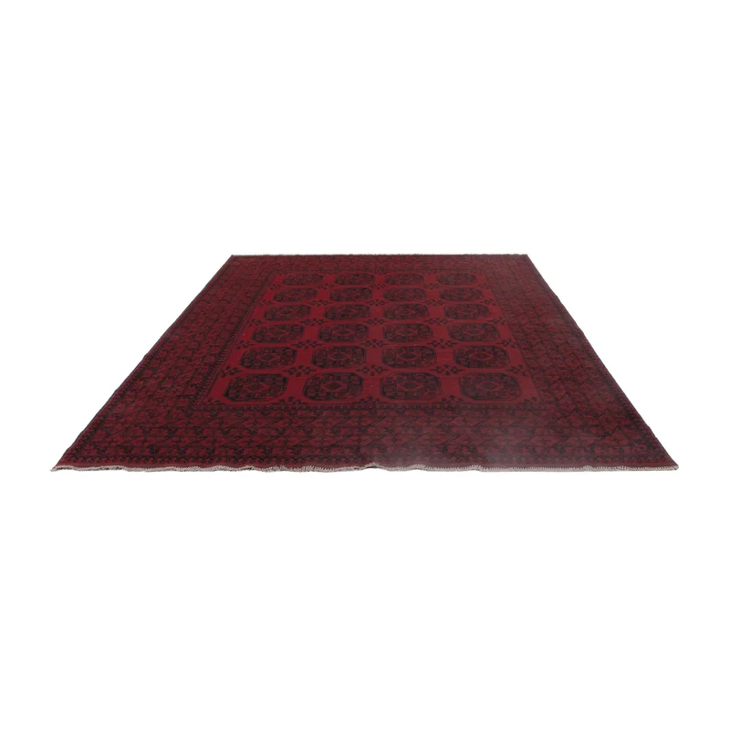 Akhche Teppich 252x302cm - Perserteppich - dunkelrot