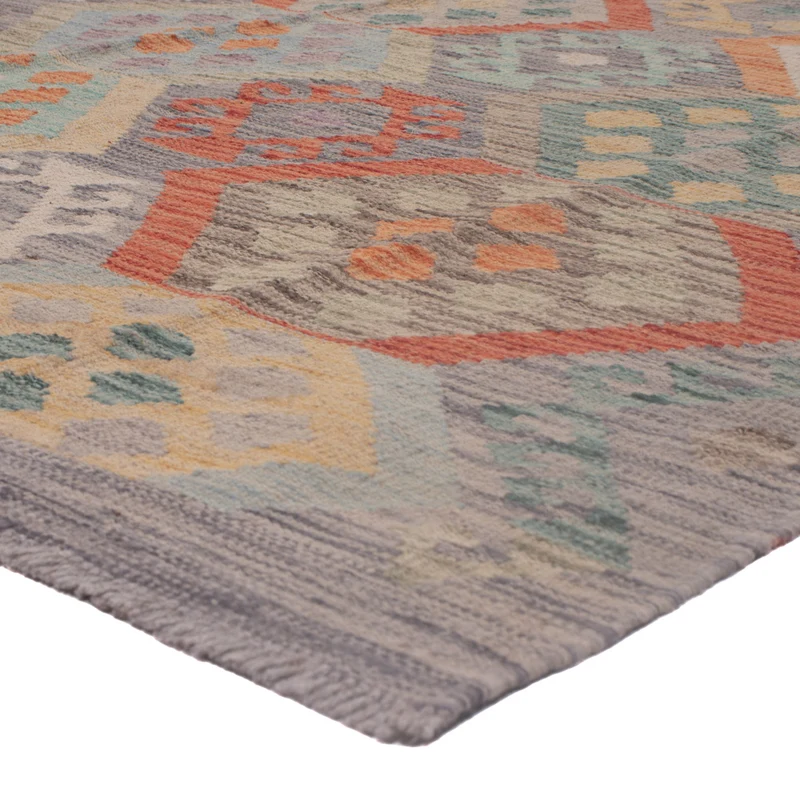 Kelim Maimene Teppich 258x353cm - mehrfarbig