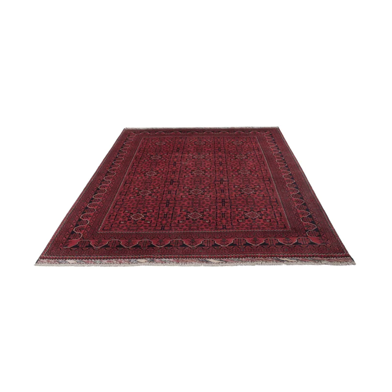 Khal Mohammadi Teppich 194x288cm - Orientteppich - dunkelrot