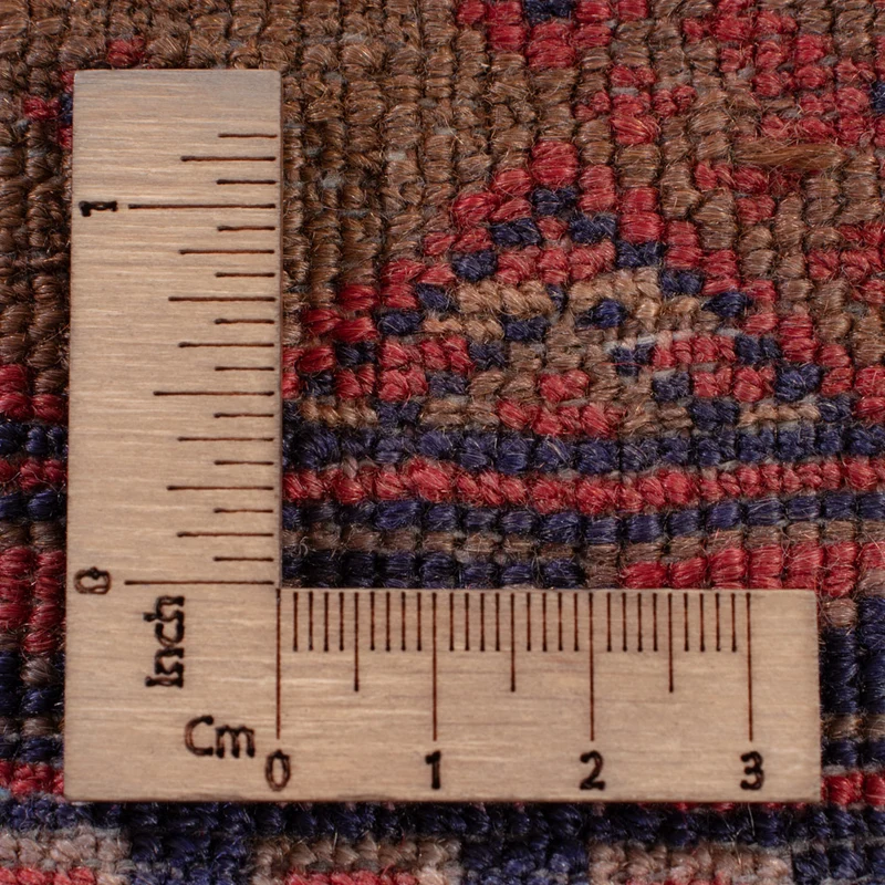 Kelim Afghan Teppich 146x178cm - dunkelrot
