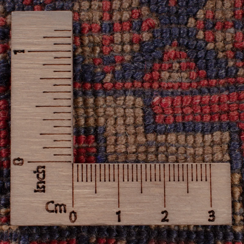 Kelim Afghan Teppich 141x180cm - dunkelrot