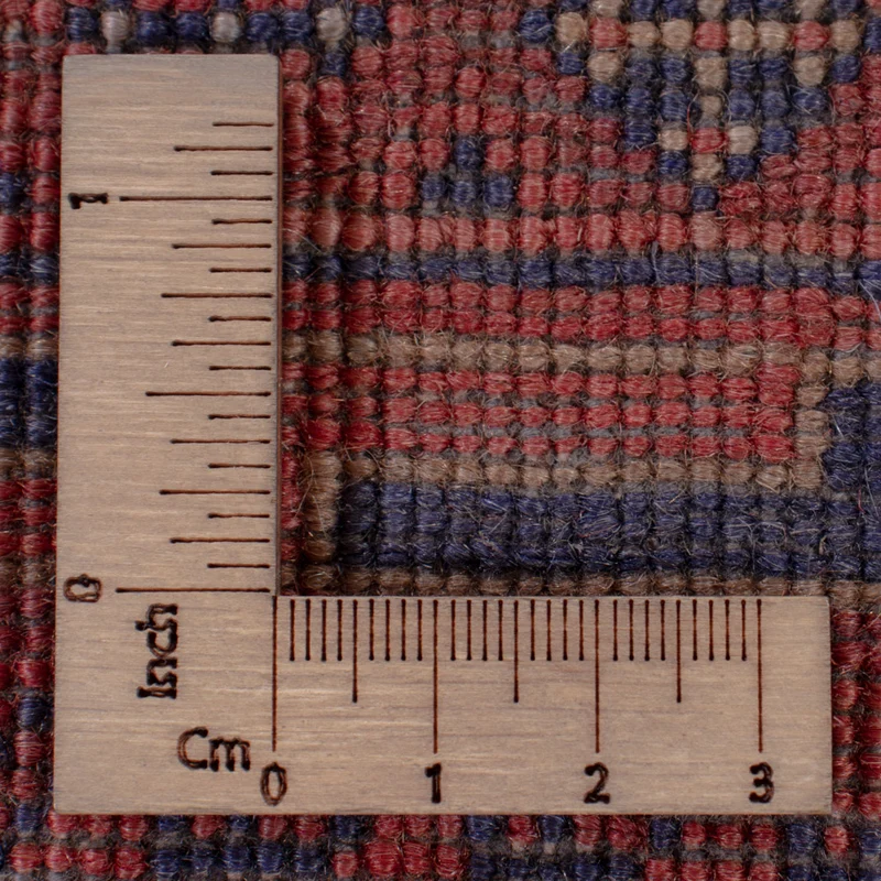 Kelim Afghan Teppich 137x188cm - dunkelrot