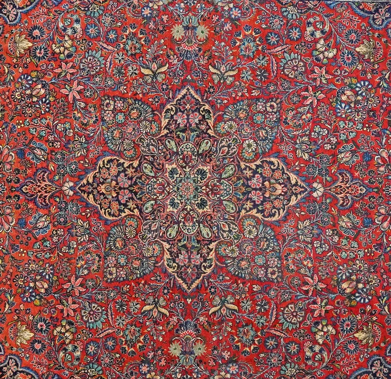Ekbatan · Handgeknüpft – Rot, 364x270 cm
