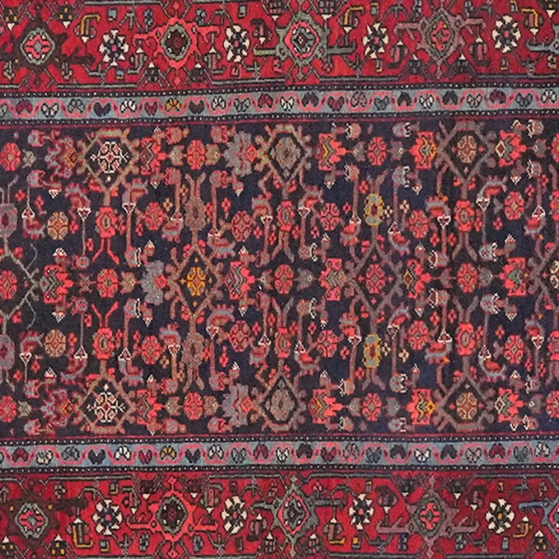 Bidjar · Handgeknüpft – Blau, 501x100 cm