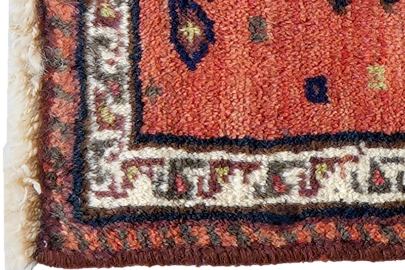 Afshar · Handgeknüpft – Rot, 30x45 cm