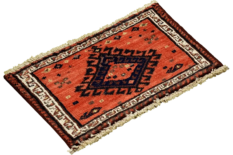Afshar · Handgeknüpft – Rot, 30x45 cm