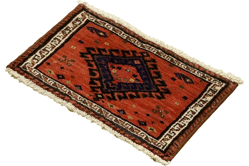 Afshar · Handgeknüpft – Rot, 30x45 cm