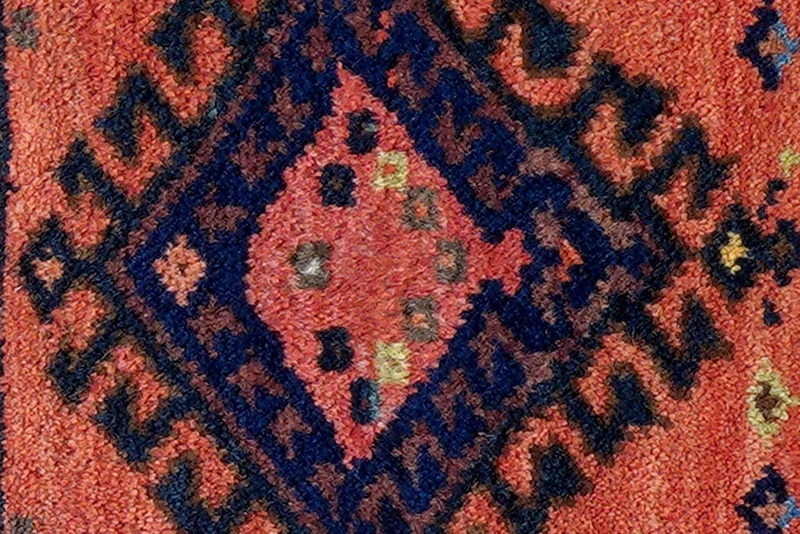 Afshar · Handgeknüpft – Rot, 30x45 cm