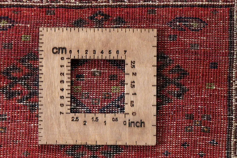 Afshar · Handgeknüpft – Rot, 30x45 cm