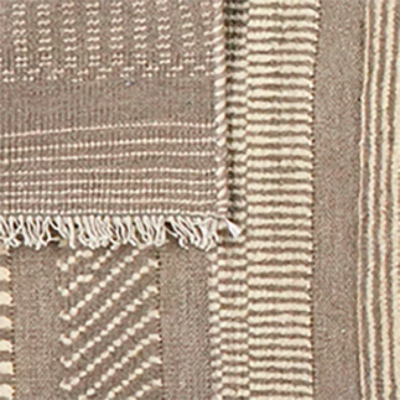 Kelim Gabbeh · Handgewebt – Beige, 299x67 cm