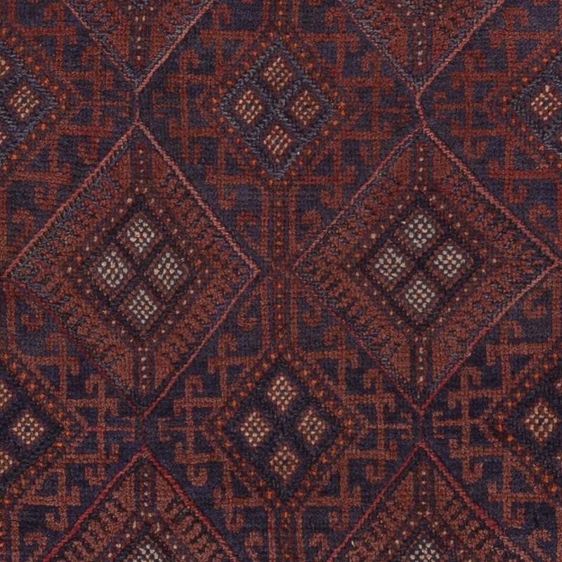 Kelim Afghan Teppich 158x194cm - dunkelbeige