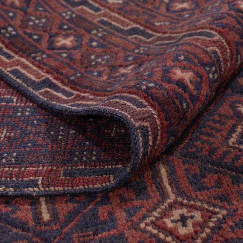 Kelim Afghan Teppich 155x195cm - dunkelbeige