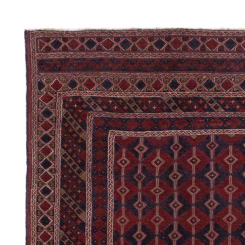 Kelim Afghan Teppich 160x190cm - dunkelbeige